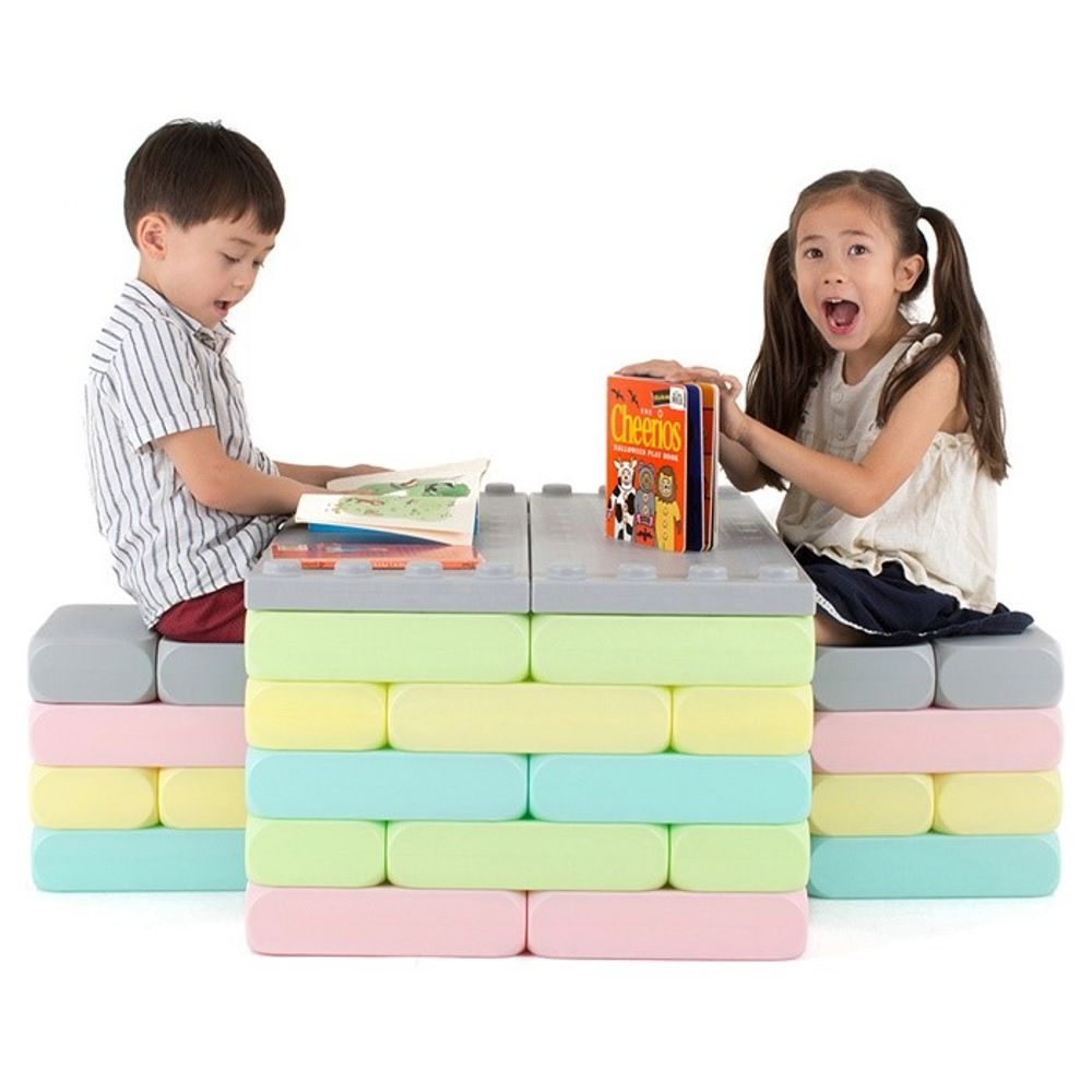 어린이집 유치원 키즈카페 놀이 블럭 빅블록 B세트