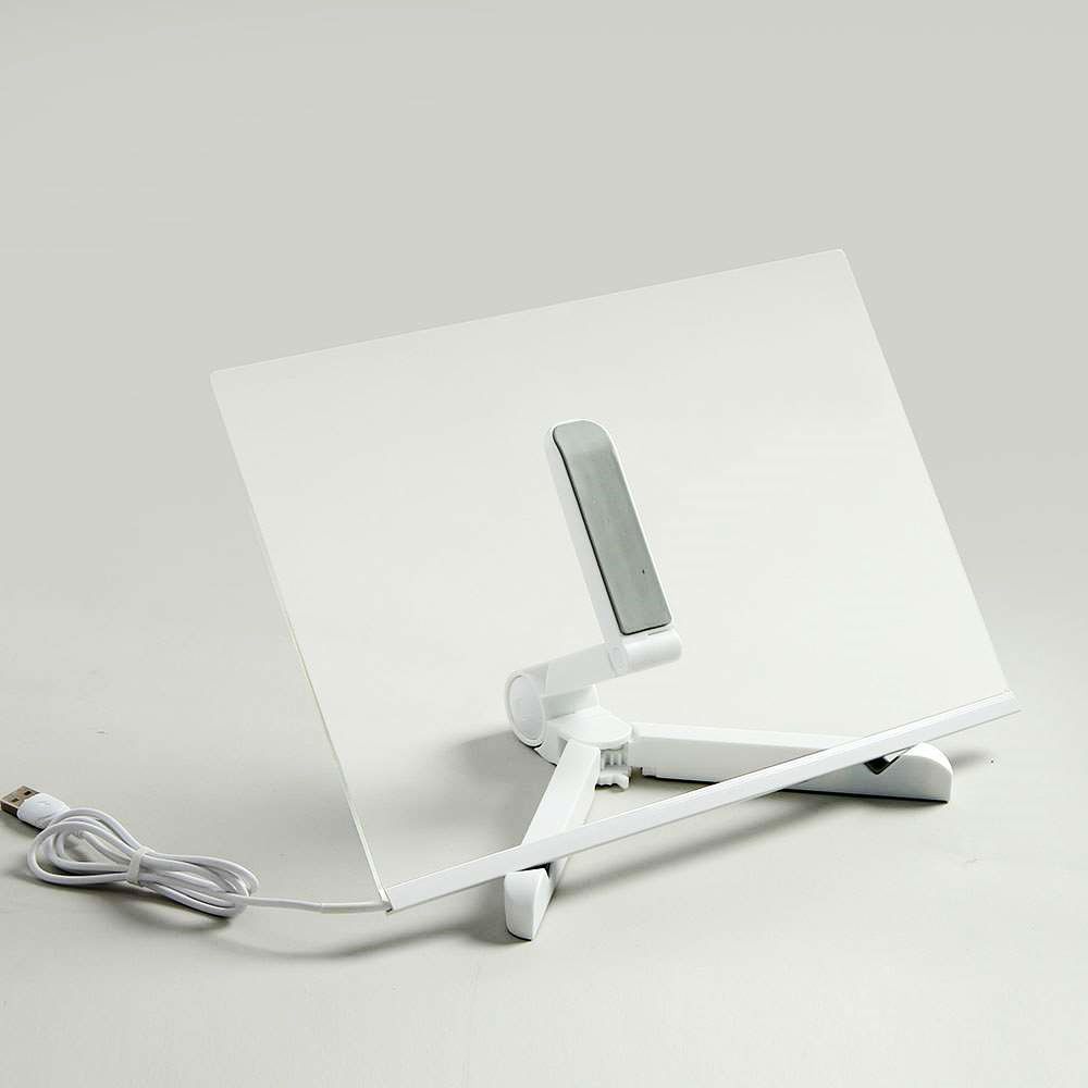 LED 아크릴 무드등 30x20cm 미끄럼방지 투명 침실