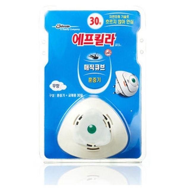 여름 매직큐브 에프킬라 모기 훈증기