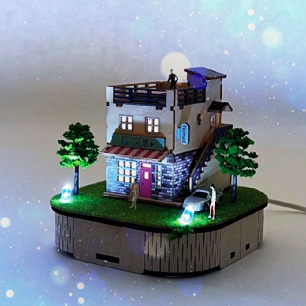 LED 무드등 아이스크림가게 장난감 DIY 모형키트