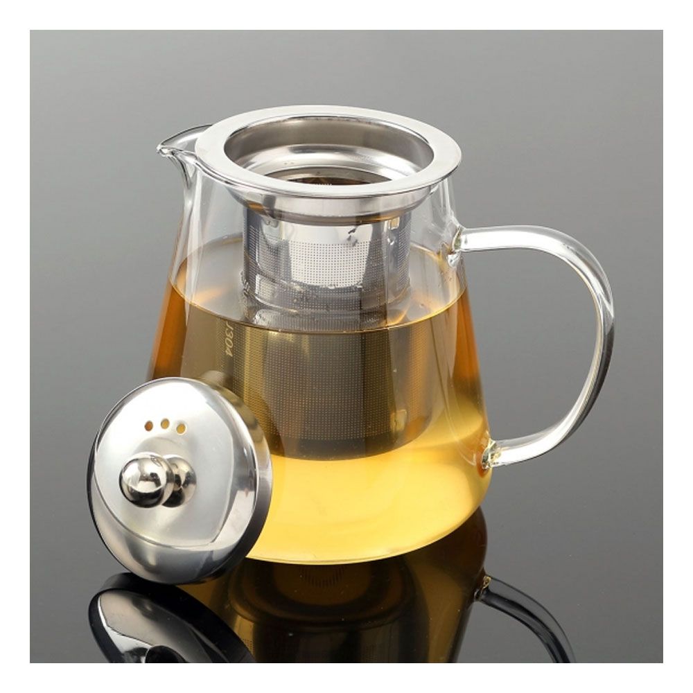 차주전자 내열유리 스텐거름망 티포트 950ml 차우리기