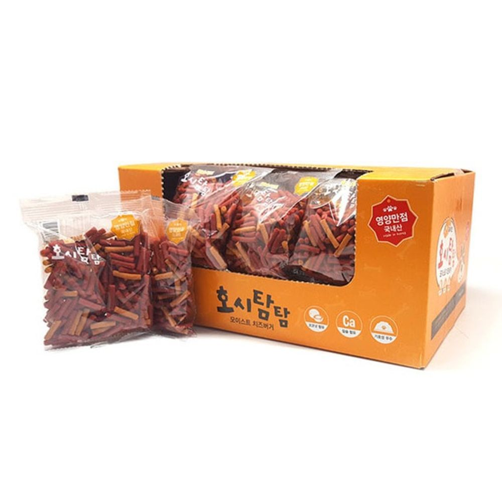 강아지간식 100g 치즈버거 일상 40P 애견 스낵 대량구