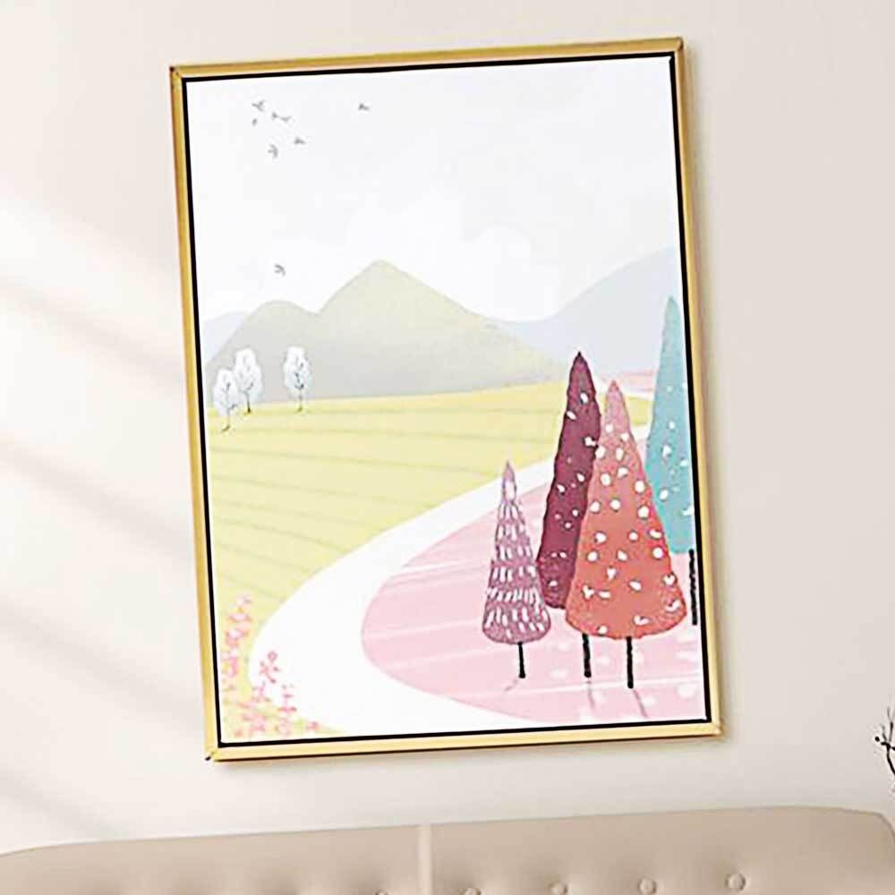 일러스트 캔버스 액자 풍경F 30x40cm 인테리어 북유럽