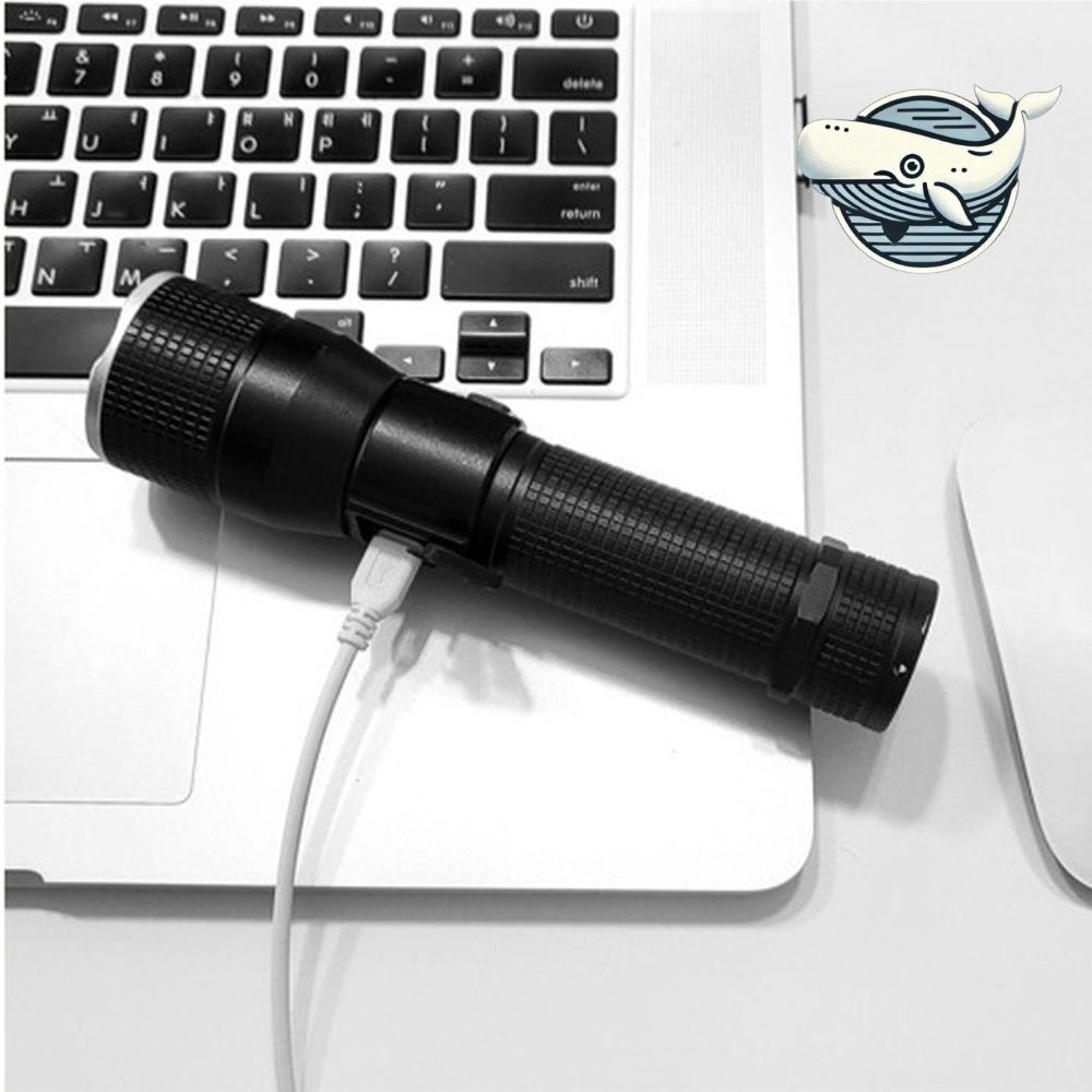 캠핑용 다용도 손전등 충전식 LED 랜턴 야외