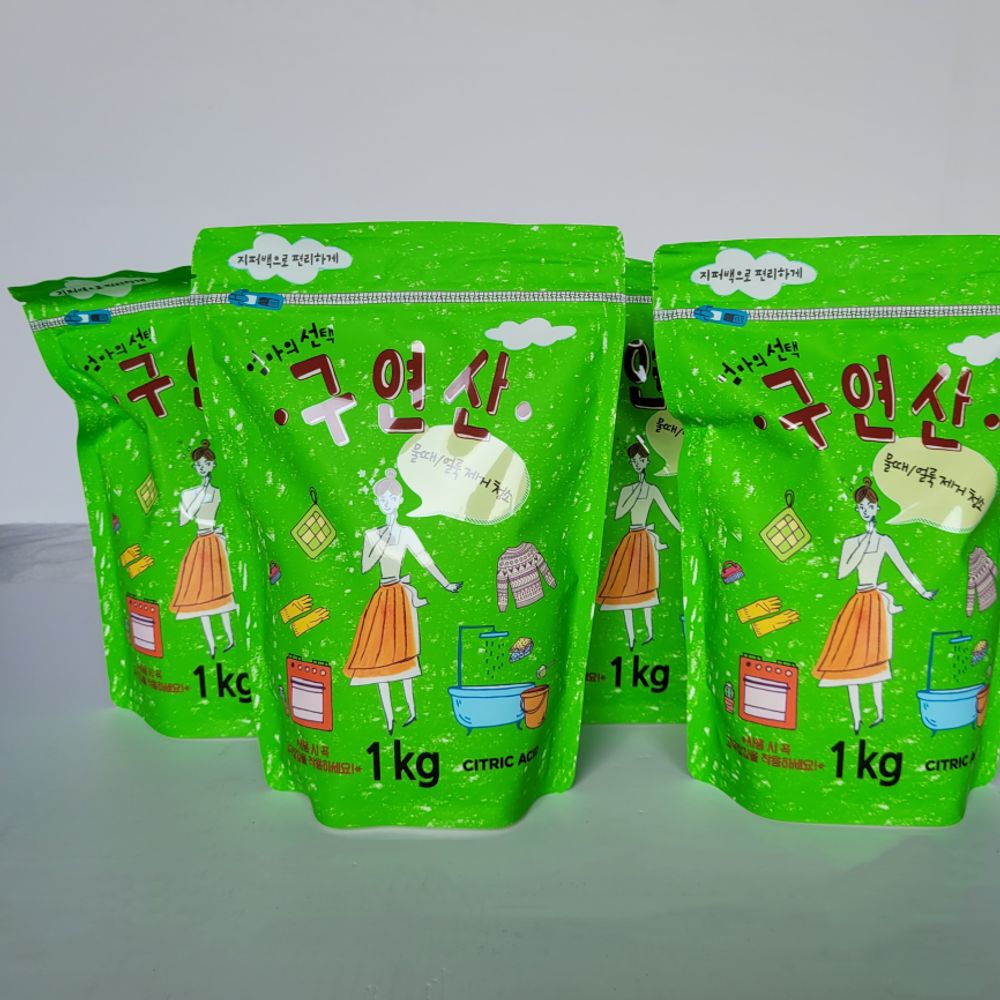 애경 엄마의선택 1kg 지퍼백 4개