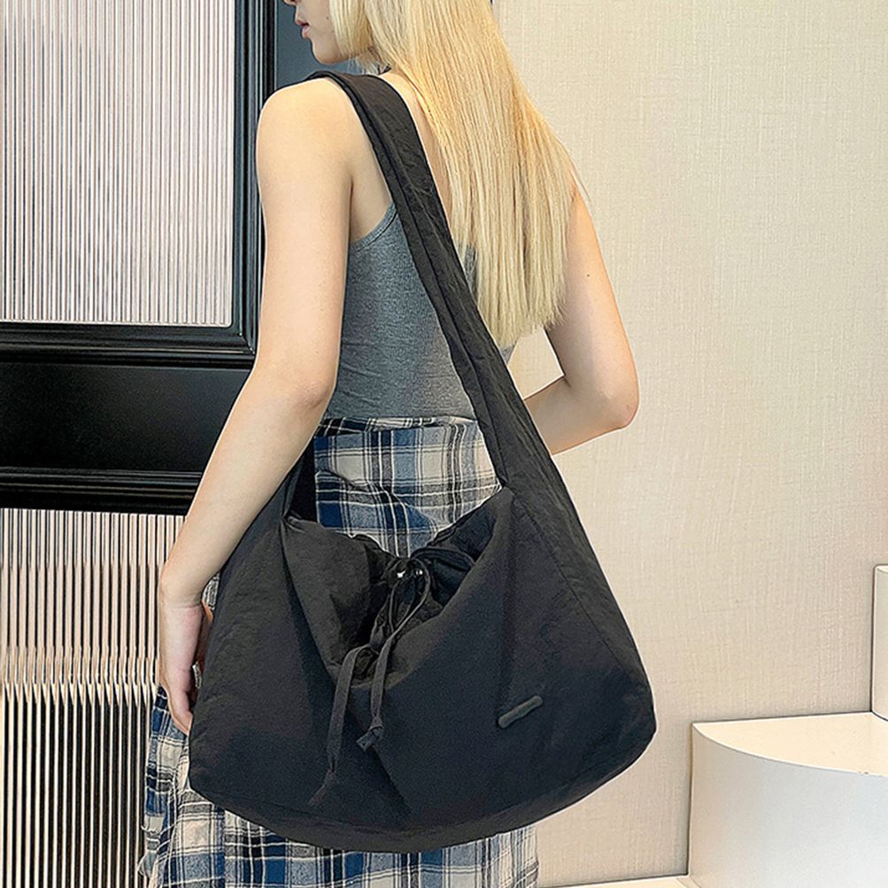 옥스포드 스트랩 캐주얼 숄더백