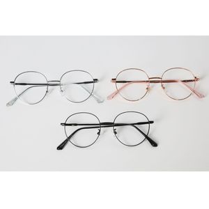 아이티알,NE 블랙 골드 실버 남녀공용 패션 동글이 가벼운 안경