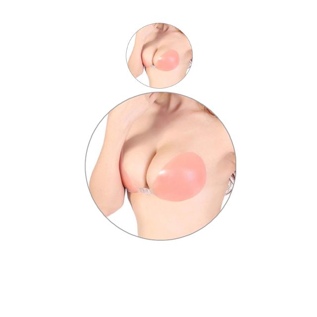 가벼운 착용감을 자랑하는 여성 실리콘 브라 X 2개입