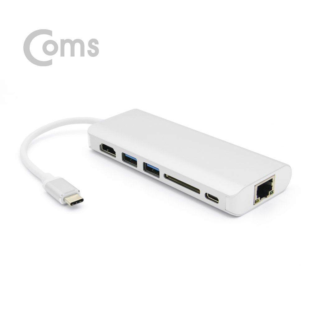 Coms USB 3.1 컨버터(Type C) HDMI 기가비트 랜 3.0