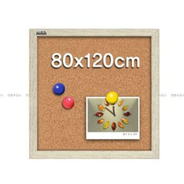 자석 콜크게시판 80x120cm 코르크 게시판