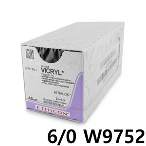 아이티알,NE Vicryl 바이크릴 Violet12개 에치콘 흡수성 6/0 W9752