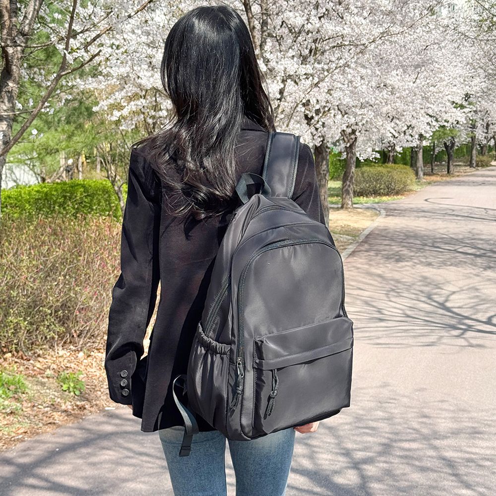 캐주얼 베이직 백팩 케주얼 블랙 검정 브랜드 여성