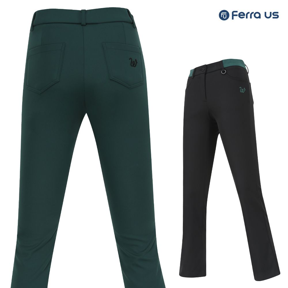 TC 페라어스 여성 골프 겨울 밴딩 기모 부츠컷 바지