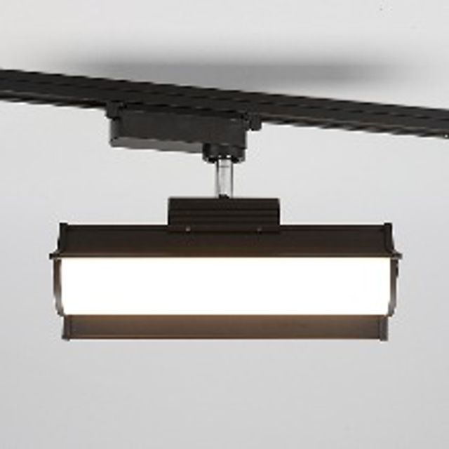 LED 사각 투광기 레일등 30W 전구색 블랙 KS 고려인