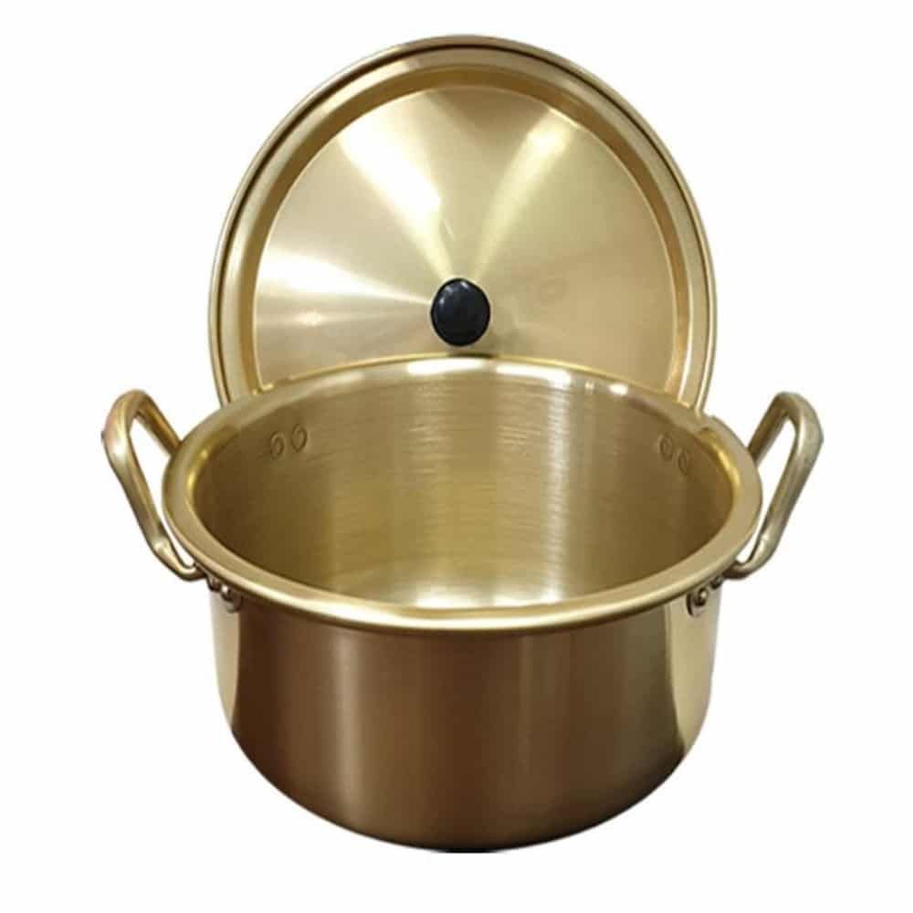 손잡이 양은냄비 24cm 캠핑용냄비 부대찌개냄비