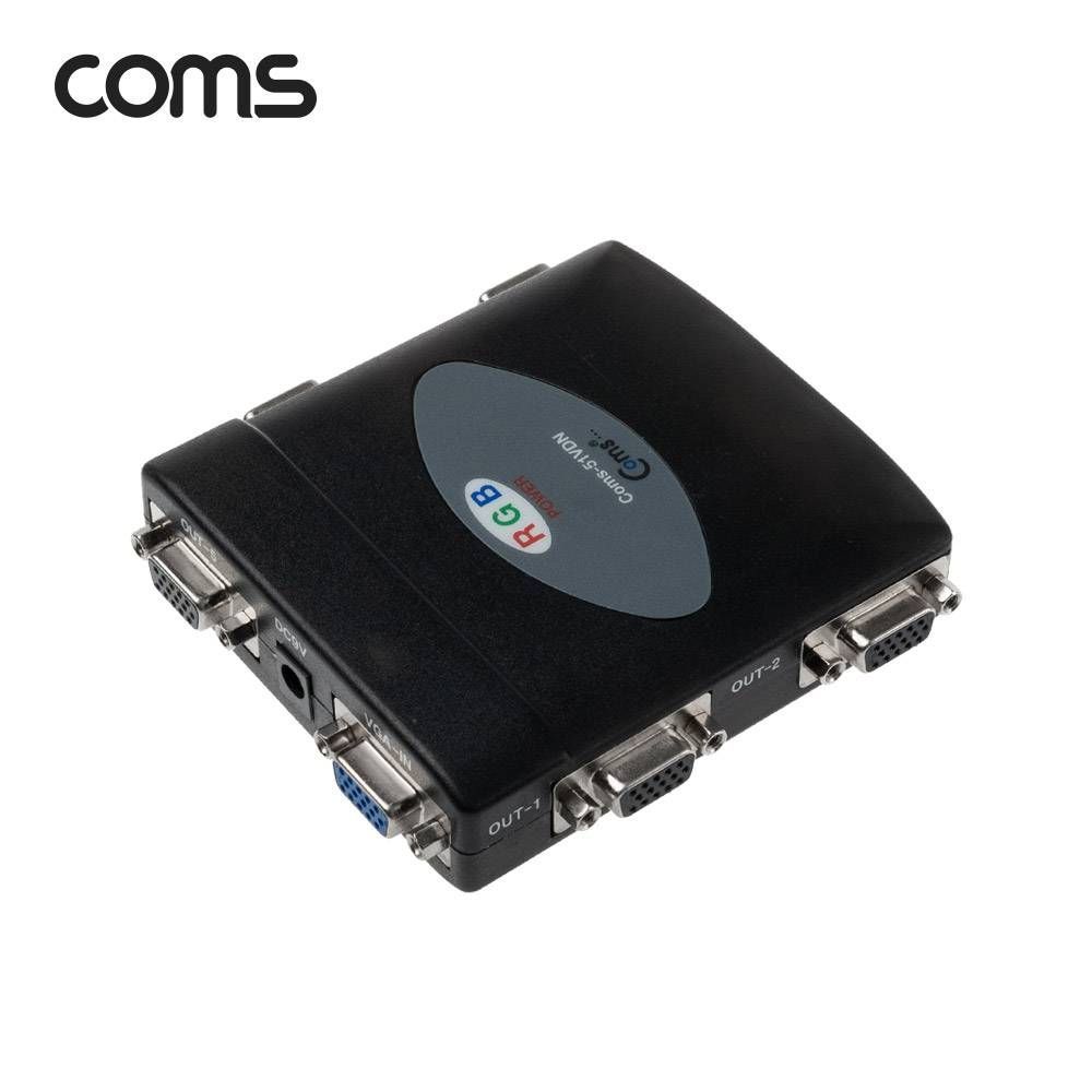 Coms 모니터 분배기 1대5 VGA(RGB) 입력x1 출력x5