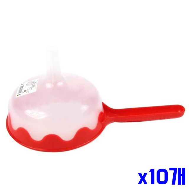 깔대기 컬러 색상랜덤 플라스틱 대형 x10개