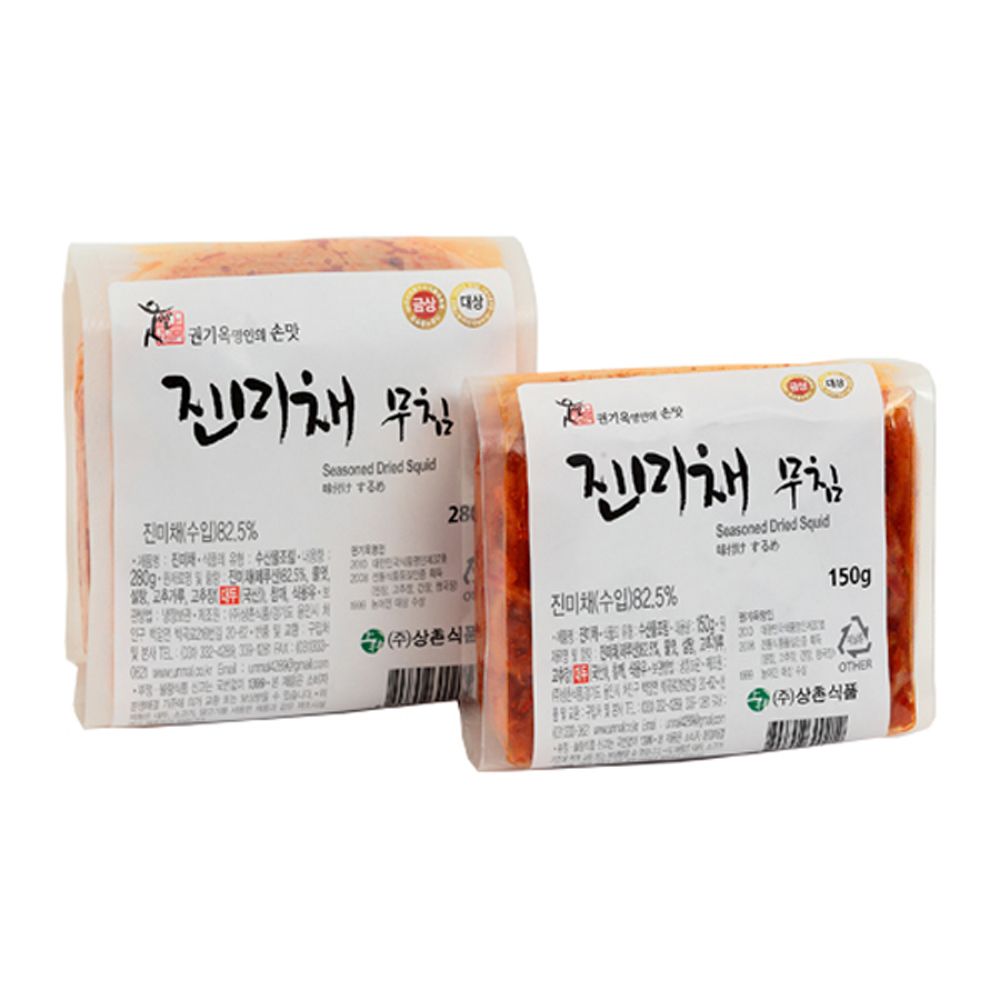 진미채 무침 (560g-280gX2개 PE비닐재질)