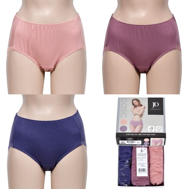 디자인 베이직 맥시 3매입 여성 제임스딘 심플 편안한