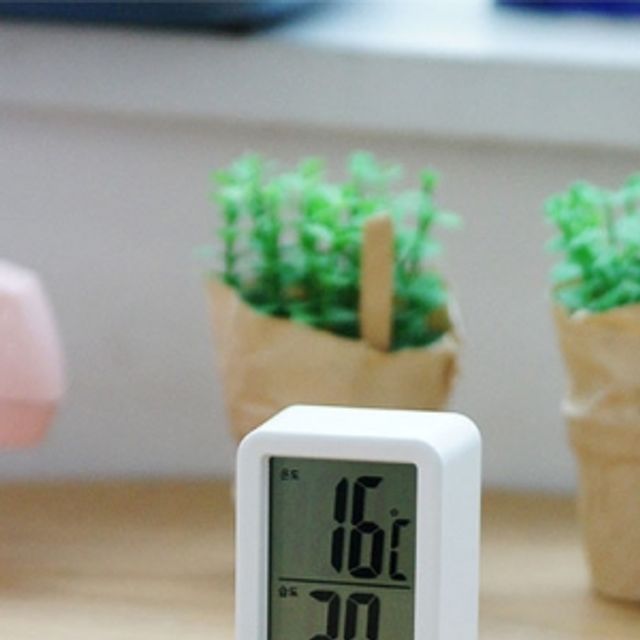 디지털 온도계 습도 탁상형 아기 공기 측정기 다용도