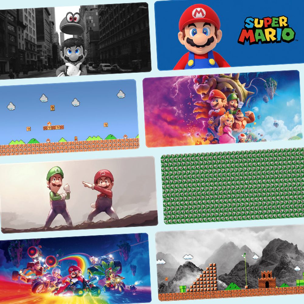 슈퍼마리오 장패드 게이밍장패드 2XL 900x400x4mm
