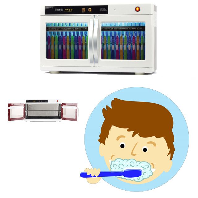 단체 생활하는 숙소나 시설용 24인용 칫솔살균기