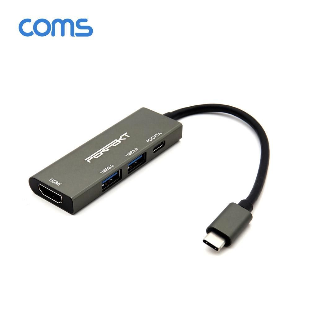 USB 3.1 Type C 멀티 도킹+허브 USB 3.0x2+HDMI+TypeC