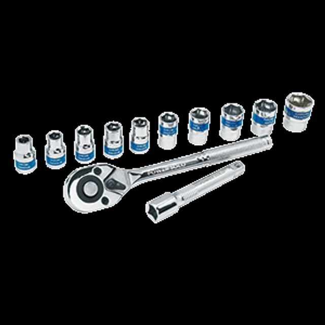 SOLO 소켓렌치세트 SL-3812MR 3/8DRx12pcs(mm)