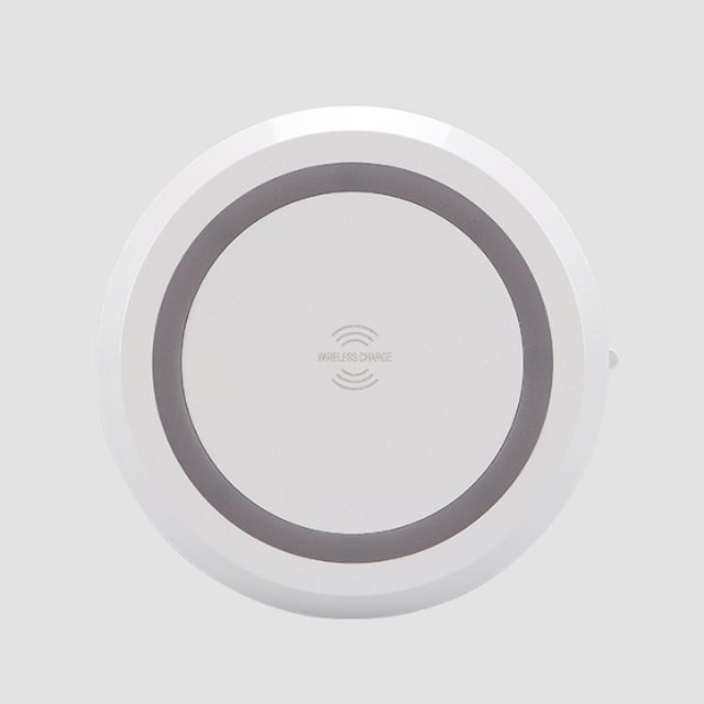 가구 매입콘센트 BID-221W 화이트 원형