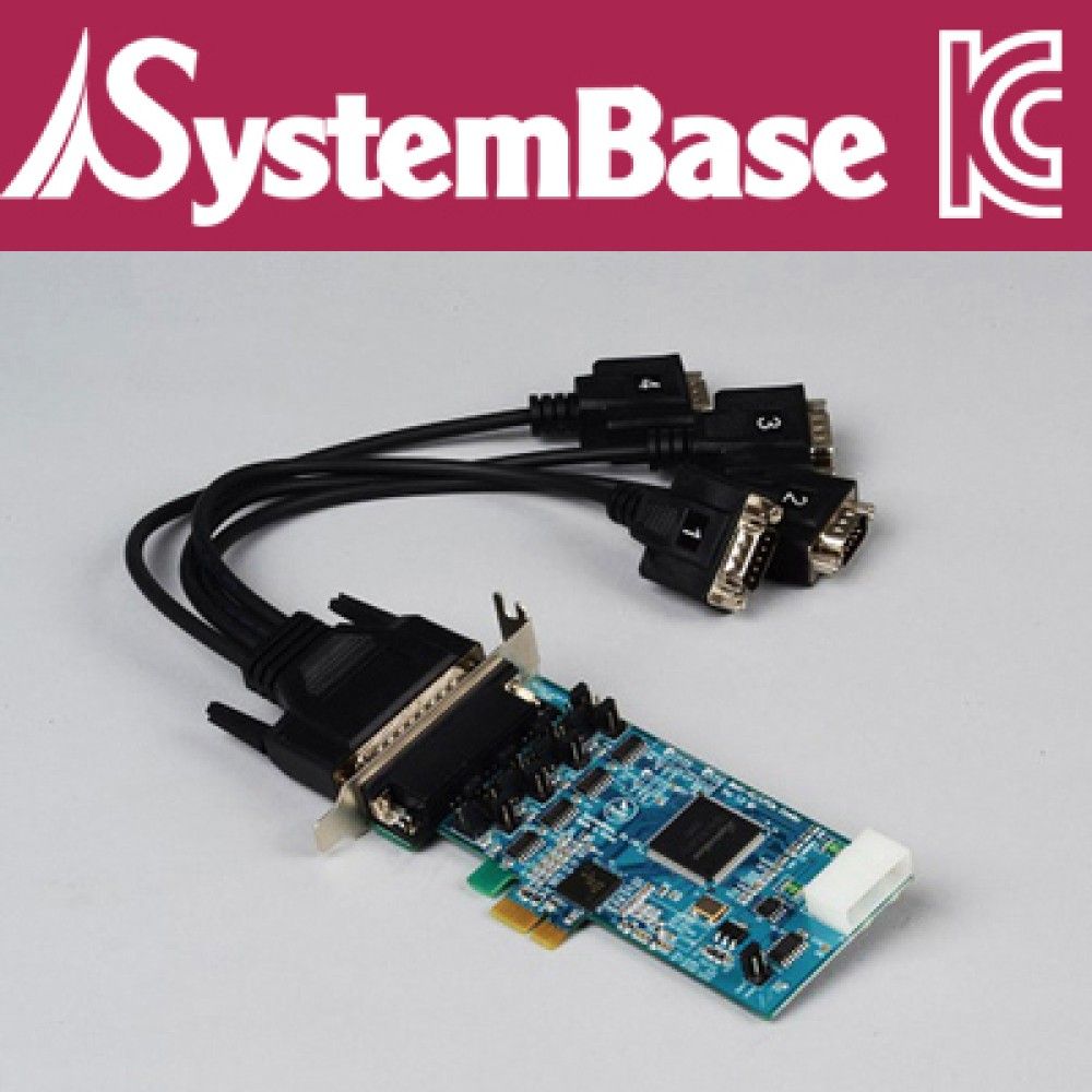 SystemBase시스템베이스 4포트 RSJS422JS485 PCI Expr