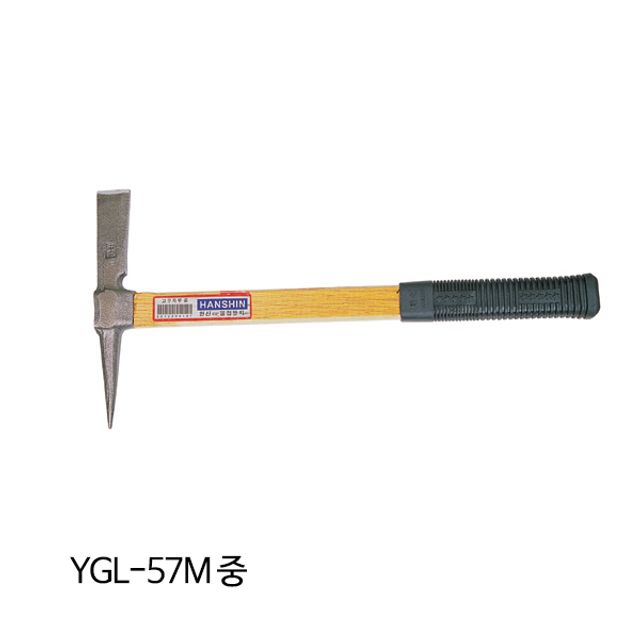 한신 망치 용접망치 고무자루 YGL-57M 340mm