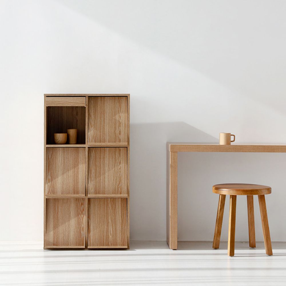 원목 수납장 진열장 거실 침실 선반장 잡지거치대