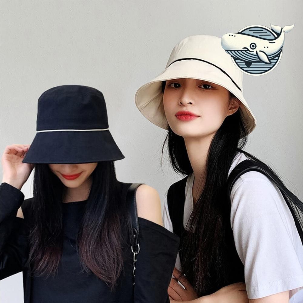 여성 여름 버킷햇 스타일 아이템 모자