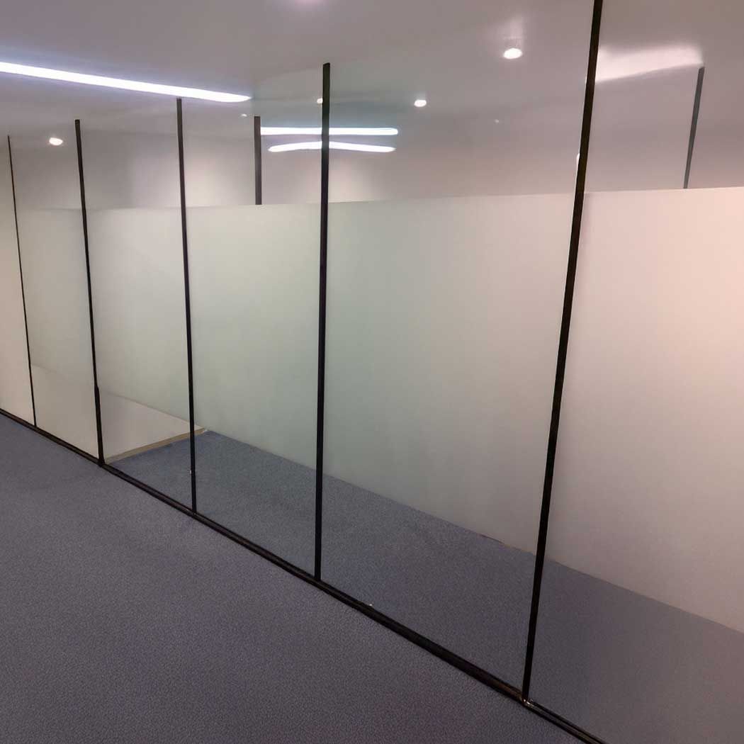 대형 창문용 무점착 안개필름 100x300cm