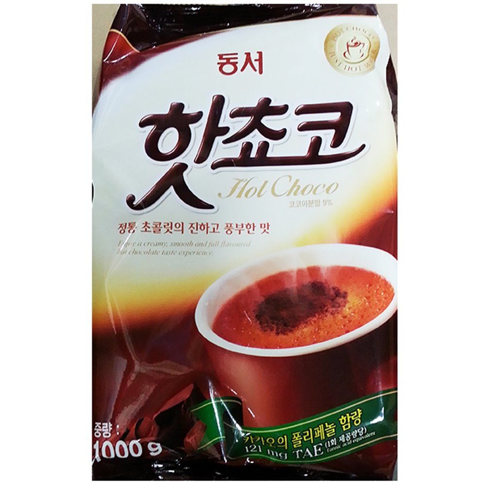 업소용 식자재 재료 동서 자판기용 핫초코 1kg X10