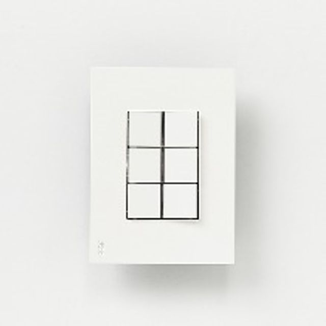 제닛 1로 3구 스위치 화이트 ABB