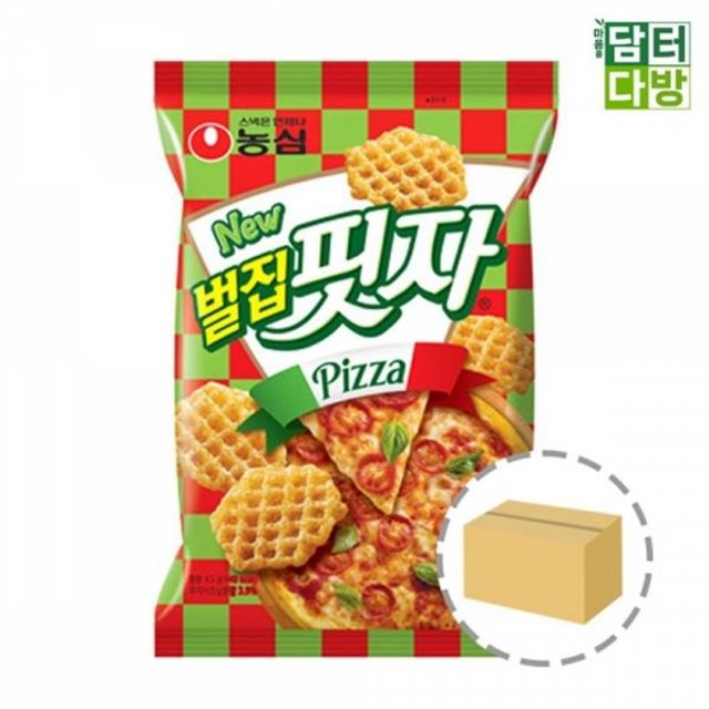 90g 농심 20개입 1BOX 벌집핏자 과자 농심 벌집핏자