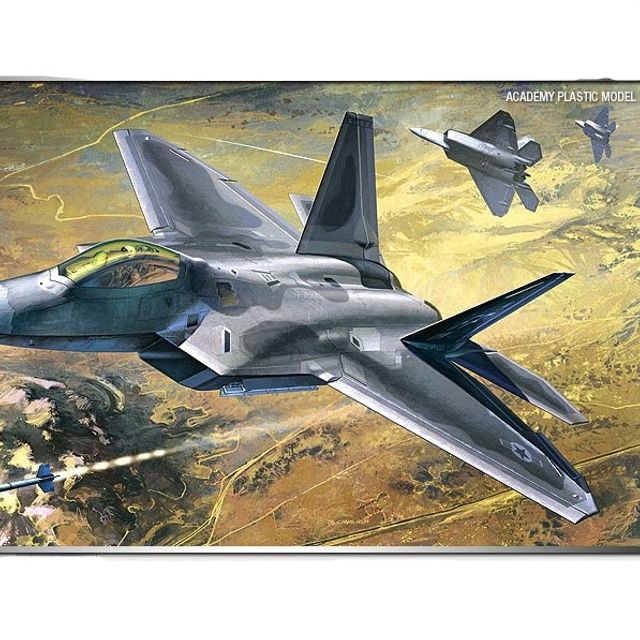 조립식 밀리터리 프라모델 전투기 모형 F-22A