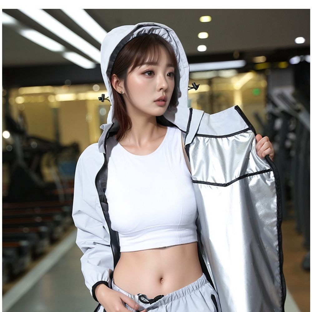 투게른 여성용 스웨트 상하의 세트 러닝복 운동땀복