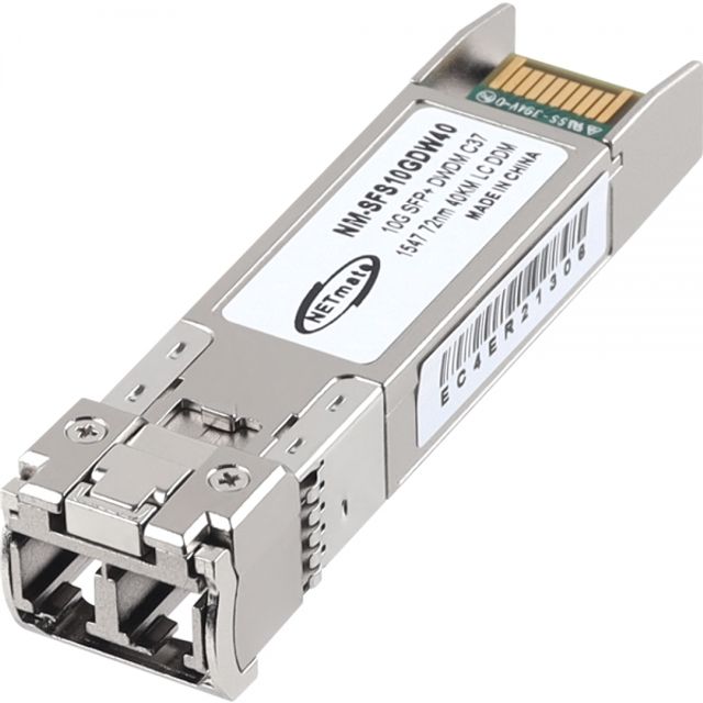 10G 싱글모드 SFP DWDM 광 모듈 C37 1547.72nm 40km