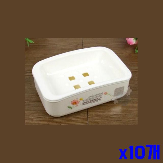플라워 x10개 비누거치대 비누받침 비누케이스 오픈형