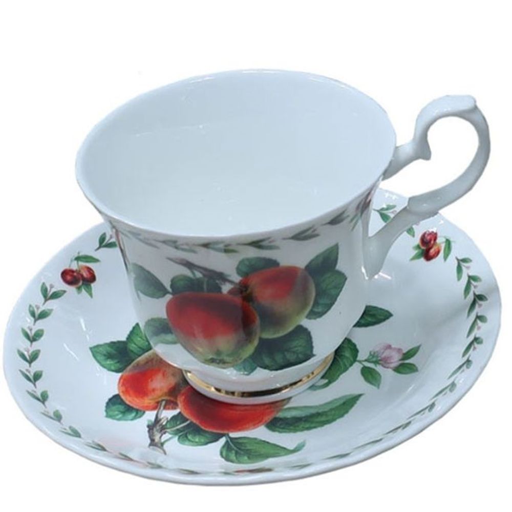 로이커크햄 커피잔 세트 잔받침 찻잔 커피컵 애플 1p