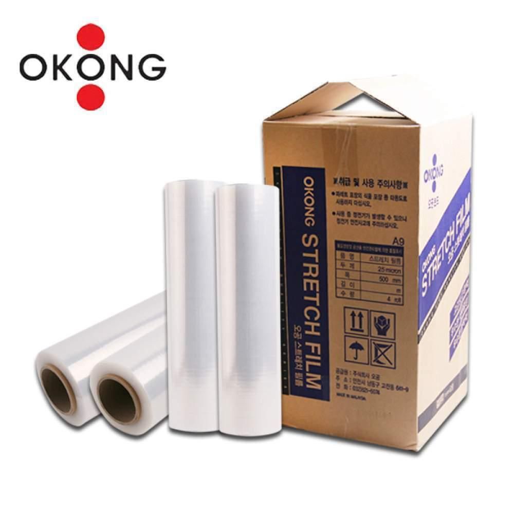 스트레치 필름 25Mic 1BOX 4롤 500mm x 275M 파레트