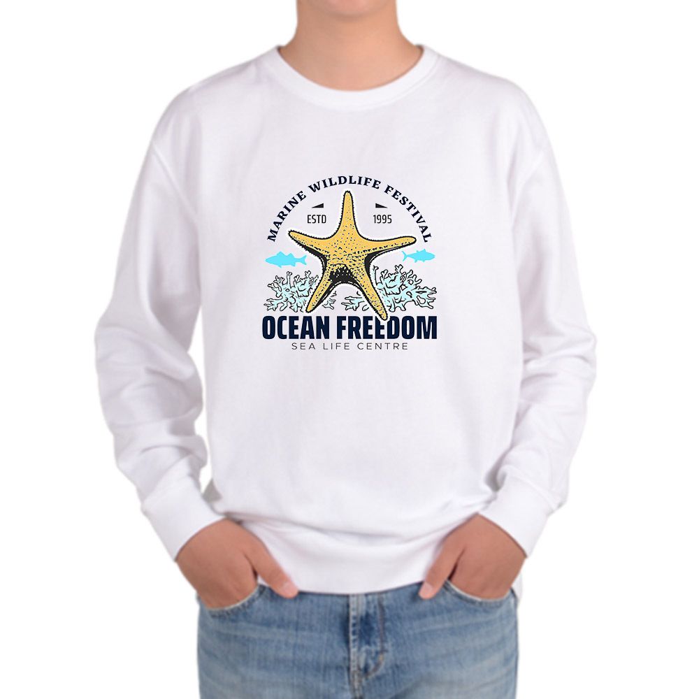 기모맨투맨 해양생물 OCEAN FREEDOM 불가사리