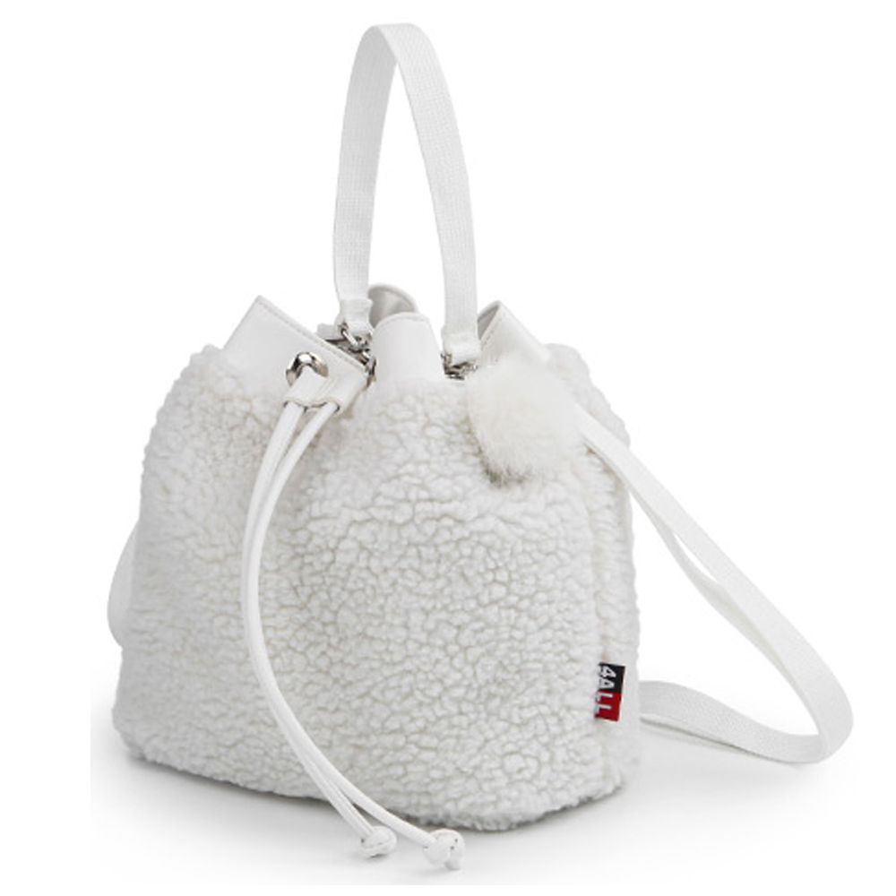 캐주얼 겨울 양털 크로스백 신상 숄더백 가방 화이트