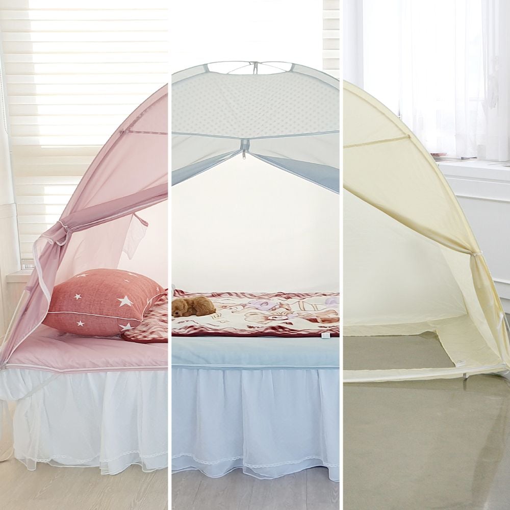 원터치 난방 방풍 텐트 소 싱글 1인