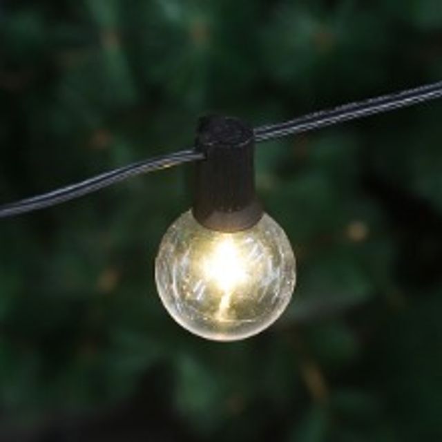 LED 태양광 충전 전등선 캠핑 파티조명 6.5m 10구 G