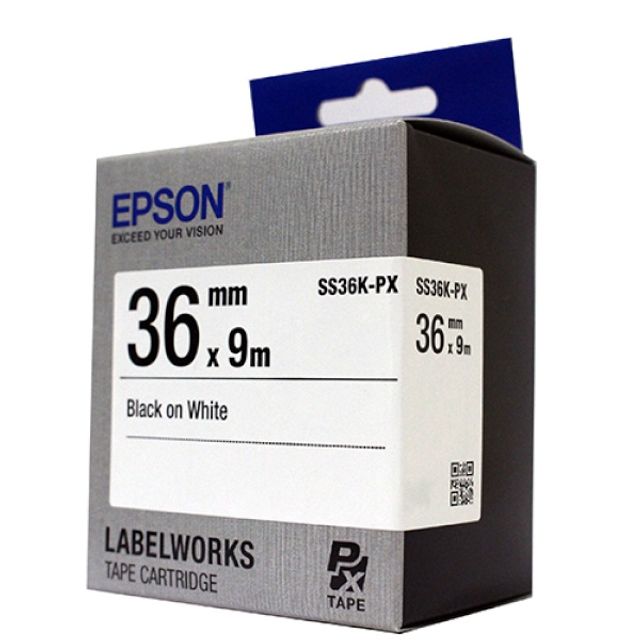 EPSON 라벨프린터리본(SS36K)백색 흑문자