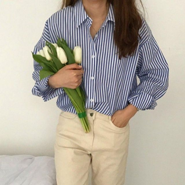 예쁜 루즈핏 색상 기본 스타일 데이 여성 외출 코디