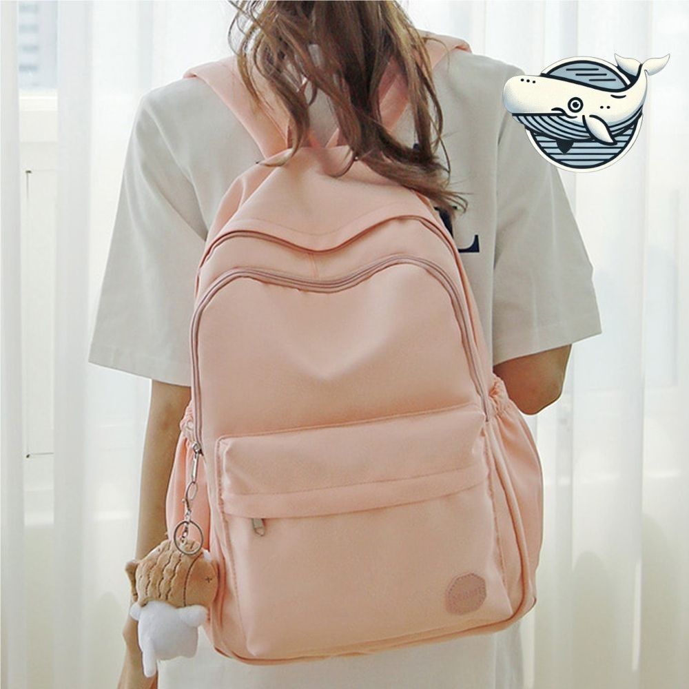 특별한 핑크 백팩 인형 키링 키링 장식